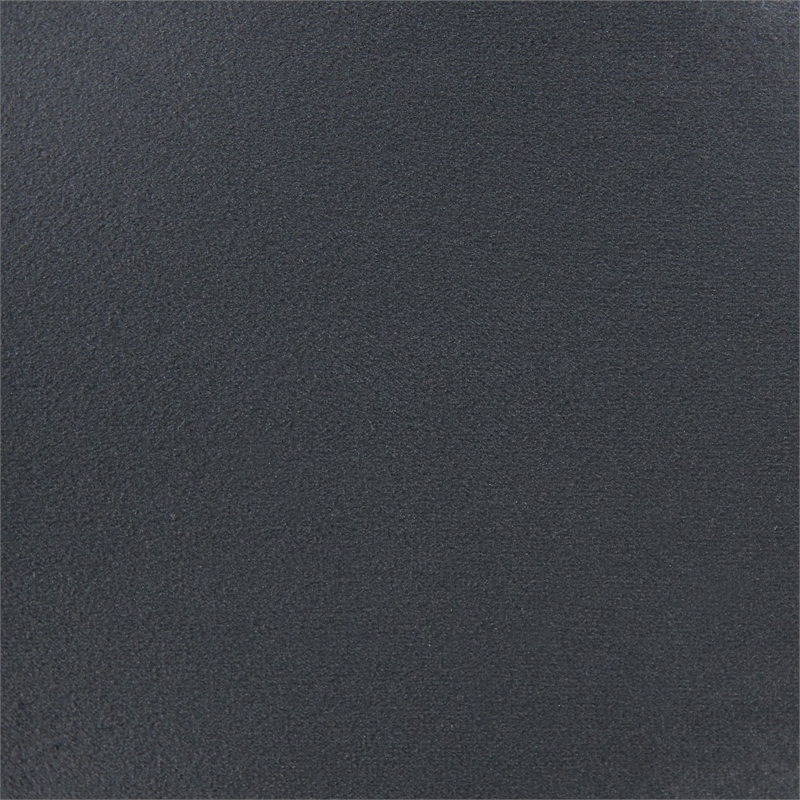 Maklaine Modern Velvet Tufted Storage Ottoman in Gray Finish