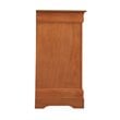 Maklaine Traditional Engineered Wood 6 Drawer Dresser in Oak