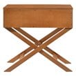 Maklaine Contemporary Engineered Wood 1-Drawer Bedroom Nightstand in Oak