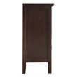 Maklaine Transitional Engineered Wood 6 Drawer Dresser in Espresso