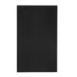 Maklaine Contemporary Engineered Wood 3 Drawer Nightstand in Black