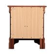 Maklaine Traditional Engineered Wood 2 Drawer Nightstand in Cherry