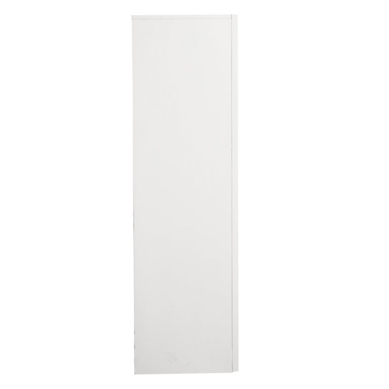 Maklaine Contemporary Engineered Wood 7 Drawer Lingerie Chest in White