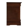 Maklaine Traditional Engineered Wood 2 Drawer Nightstand in Cappuccino