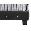 Maklaine Transitional Upholstered Velvet Twin Bed in Black Finish