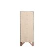 Maklaine Contemporary Engineered Wood 7 Drawer Lingerie Chest in Cappuccino
