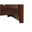 Maklaine Contemporary Engineered Wood 7 Drawer Lingerie Chest in Cappuccino