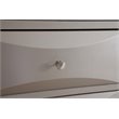 Maklaine Contemporary Engineered Wood 7Drawer Lingerie Chest in Silver Champagne