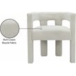 Maklaine Contemporary Boucle Accent Dining Chair in Rich Cream