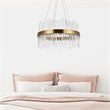 Maklaine 16 Light Royal Cut Crystal Chandelier in Gold Finish