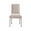 Maklaine Wood Transitional Dining Side Chair (Set of 2) in White