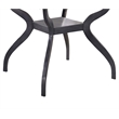 Maklaine Dark Gray Wood Counterheight Square Dining Table 40