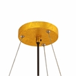 Maklaine Modern / Contemporary Butterfly Gold Finish Metal Chandelier
