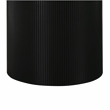 Maklaine Modern / Contemporary White and Black Finish Lacquer Dining Table