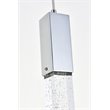 Maklaine 13-Light Modern Metal and Crystal Pendant in Chrome
