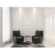 Maklaine 13-Light Modern Metal and Crystal Pendant in Chrome
