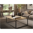 Maklaine Modern / Contemporary Engineered Wood Cocktail Table in Brown