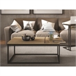 Maklaine Modern / Contemporary Engineered Wood Cocktail Table in Brown