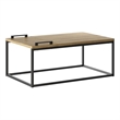 Maklaine Modern / Contemporary Engineered Wood Cocktail Table in Brown