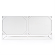 Maklaine Modern / Contemporary White Finish Wooden Sideboard