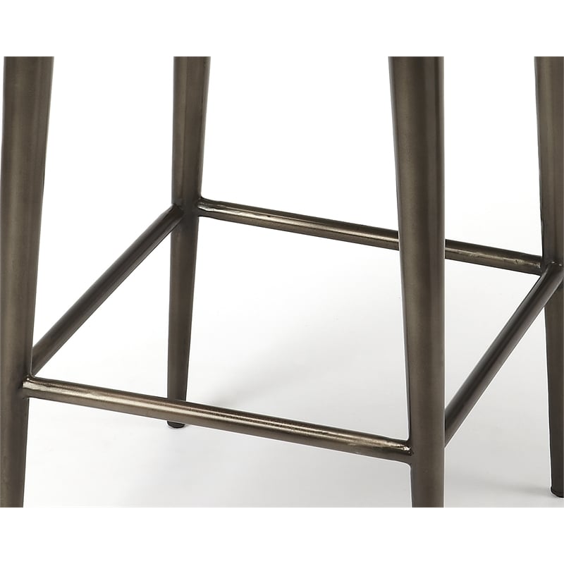 Maklaine Modern / Contemporary Leather and Metal 32