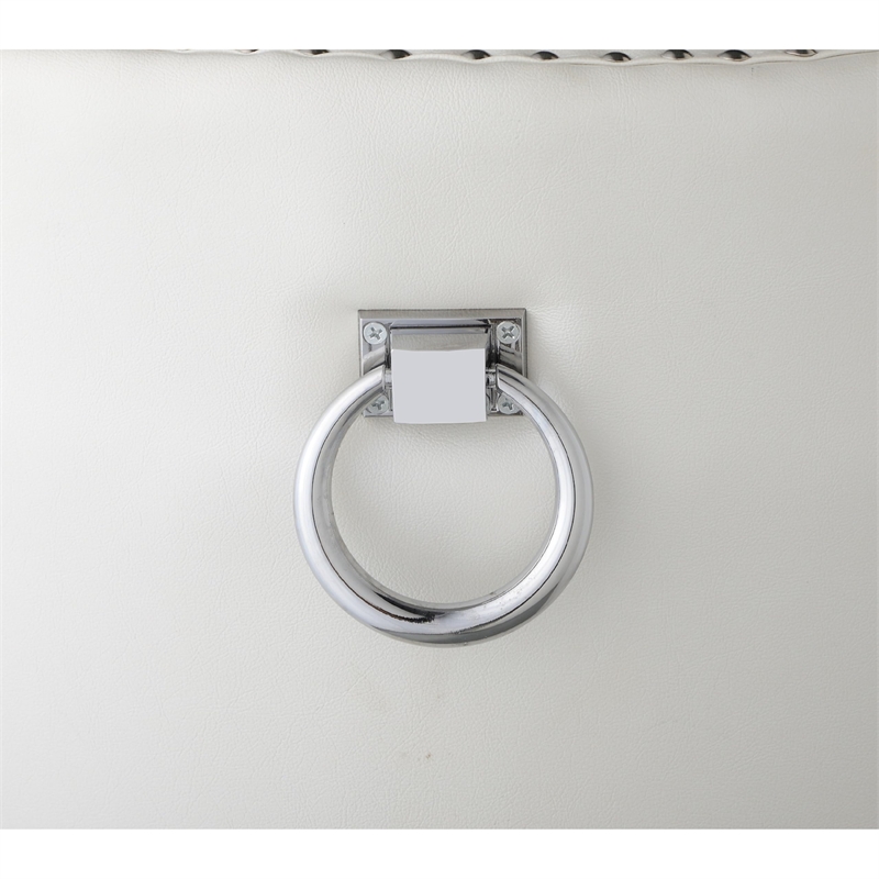 Maklaine Tufted Black Velvet Side Chairs with Clear Acrylic Legs (Set of 2)