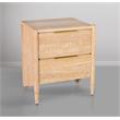 Maklaine Modern / Contemporary Night Stand in White Oak Finish