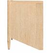 Maklaine Modern / Contemporary Night Stand in White Oak Finish