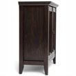 Maklaine Modern / Contemporary Solid Wood Low Storage Cabinet in Hickory Brown