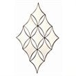 Maklaine Modern / Contemporary Channing Wall Mirror in Bronze Mirror Glass