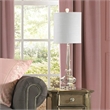 Maklaine Modern / Contemporary Crystal Table Lamp in White Finish
