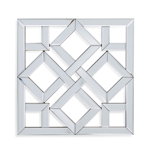 Maklaine Modern / Contemporary Wall Mirror in Clear Mirror Glass