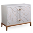 Maklaine Modern / Contemporary Wood Hospitality Cabinet in Graphite Gray
