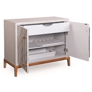 maklaine modern / contemporary wood hospitality cabinet in graphite gray