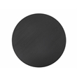 Maklaine Modern / Contemporary Round Cocktail Table in Black Wood