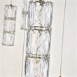 Maklaine Modern 16 Light Royal Cut Crystal LED Pendant in Gold Finish