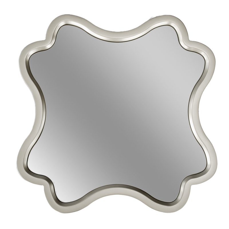 Maklaine Modern Wood Chairside Table in Hazelnut Brown