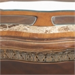 Maklaine Modern Wood Cocktail Table - Classic Chestnut