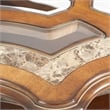 Maklaine Modern Wood Cocktail Table - Classic Chestnut