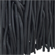 Maklaine Square Transitional Wood Wall Decor in Black Finish