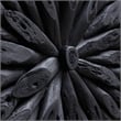 Maklaine Handcrafted Contemporary Wood Wall Decor in Rustic Black