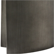Maklaine 1-Light Contemporary Metal & Fabric Table Lamp in Gray/White