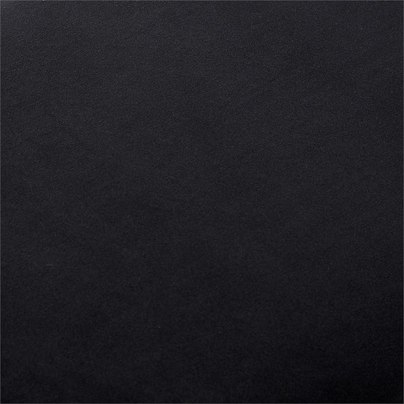 Maklaine Velvet Upholstered Bench with Acrylic Legs in Black