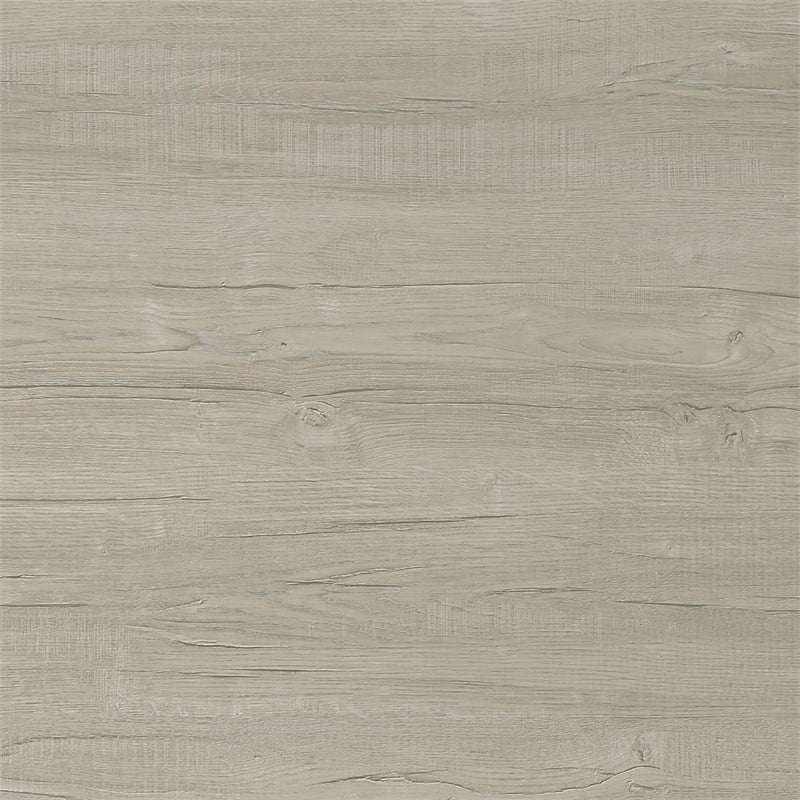 Maklaine 4-shelf Modern Wood Bookcase in Whitewashed Gray Finish