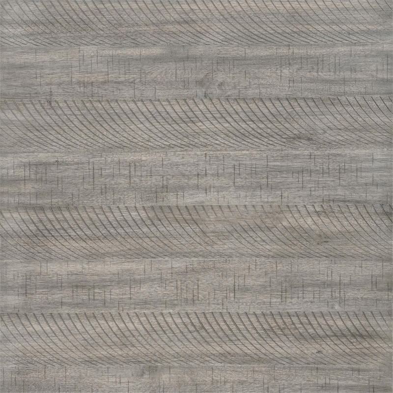 Maklaine 5-piece Wood Dining Table Set with Extension Leaf Gray and Black