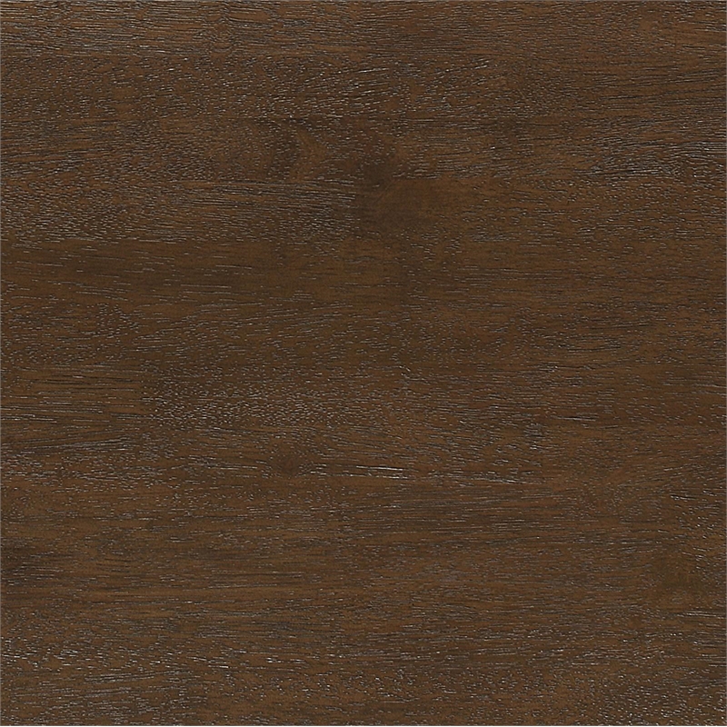 Maklaine Farmhouse Wood Rectangular Dining Table in Brown Oak