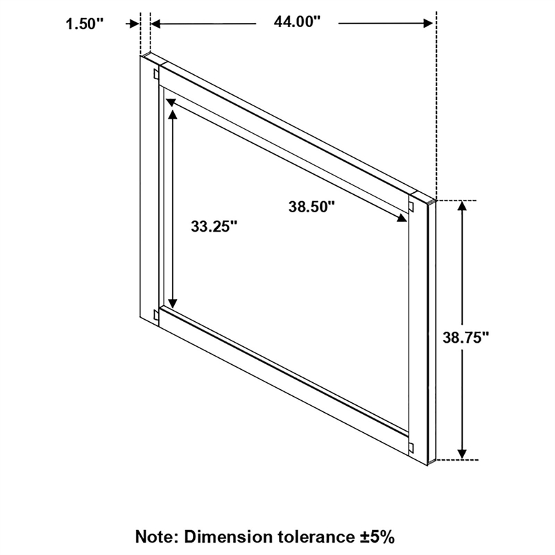 Maklaine 4-piece Wood Eastern King Bedroom Set in Smokey Walnut
