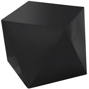 Maklaine Contemporary 19.5''H x 20''W x 20''D Diamond Shaped Steel End Table