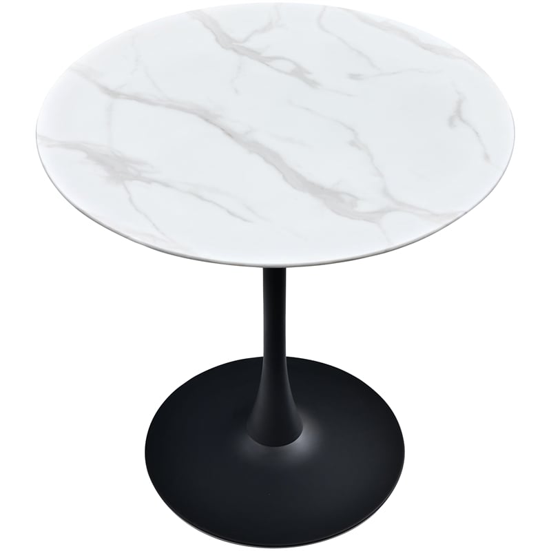 Maklaine 36''H x 36''W x 36''D Matte Black Counter Height Table
