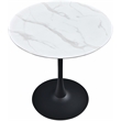 Maklaine 36''H x 36''W x 36''D Matte Black Counter Height Table